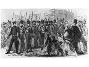 Civil War Marines Nsoldiers Of The US Marine Corps Marching Past Crowds Of Onlookers On A City Street During The American Civil War 1861-1865 Wood Engraving 19T Civil War Marines Nsoldiers Of The US Marine Corps Marching Past Crowds Of Onlookers On A City Street During The American Civil War 1861-1865 Wood Engraving 19T