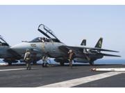 An F-14D Tomcat on the flight deck of USS Theodore Roosevelt Poster Print (34 x 22) An F-14D Tomcat on the flight deck of USS Theodore Roosevelt Poster Print (34 x 22)