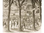 Castle Garden And Battery Park New York In 1870S From American Pictures Drawn With Pen And Pencil By Rev Samuel Manning Circa 1880 Poster Print (16 x 13) Castle Garden And Battery Park New York In 1870S From American Pictures Drawn With Pen And Pencil By Rev Samuel Manning Circa 1880 Poster Print (16 x 13)