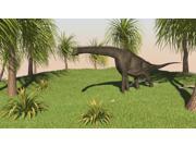 Large Brachiosaurus grazing in a grassy field Poster Print (18 x 10) Large Brachiosaurus grazing in a grassy field Poster Print (18 x 10)