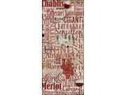 Red Wine Poster Print by Lisa Wolk (10 x 20) Red Wine Poster Print by Lisa Wolk (10 x 20)