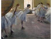 Dancers at the Rehearsal Poster Print by Edgar Degas (11 x 14) Dancers at the Rehearsal Poster Print by Edgar Degas (11 x 14)