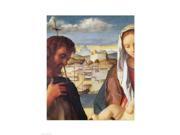 Posterazzi BALBAL59257LARGE Madonna & Child with St.John The Baptist & A Saint Poster Print by Giovanni Bellini - 24 x 36 in. - Large Posterazzi BALBAL59257LARGE Madonna & Child with St.John The Baptist & A Saint Poster Print by Giovanni Bellini - 24 x 36 in. - Large