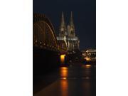 Hohenzollern Bridge over the River Rhine and Cologne Cathedral Cologne Germany Poster Print (12 x 19) Hohenzollern Bridge over the River Rhine and Cologne Cathedral Cologne Germany Poster Print (12 x 19)
