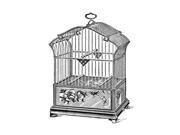 Etchings: Birdcage - Gable top rose base. Poster Print by Catalog Illustration (24 x 24) Etchings: Birdcage - Gable top rose base. Poster Print by Catalog Illustration (24 x 24)