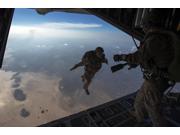 A U.S. Marines jumps from a HC-130 over Djibouti Poster Print (34 x 22) A U.S. Marines jumps from a HC-130 over Djibouti Poster Print (34 x 22)