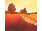 Scarlet Landscape I Poster Print by Hans Paus (24 x 24) Scarlet Landscape I Poster Print by Hans Paus (24 x 24)