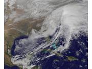 Satellite view of a powerful winter storm in the United States Poster Print (30 x 25) Satellite view of a powerful winter storm in the United States Poster Print (30 x 25)