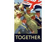 Digitally restored war propaganda poster Poster Print (22 x 35) Digitally restored war propaganda poster Poster Print (22 x 35)