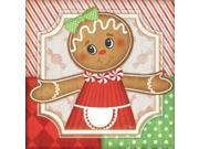 Gingerbread Girl I Poster Print by Jennifer Pugh (24 x 24) Gingerbread Girl I Poster Print by Jennifer Pugh (24 x 24)