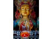 Maitreya Buddha at Thiksey Monastery, Leh, Ledakh, India Poster Print by Ellen Clark (24 x 36) Maitreya Buddha at Thiksey Monastery, Leh, Ledakh, India Poster Print by Ellen Clark (24 x 36)