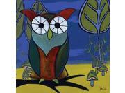 Woodland Owl in the Woods Poster Print by Shanni Welsh (24 x 24) Woodland Owl in the Woods Poster Print by Shanni Welsh (24 x 24)