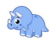 Cute illustration of a Triceratops dinosaur Poster Print (31 x 25) Cute illustration of a Triceratops dinosaur Poster Print (31 x 25)