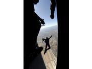 U.S. Air Force Academy Parachute Team jumps out of an aircraft over Nellis Air Force Base, Nevada Poster Print (22 x 34) U.S. Air Force Academy Parachute Team jumps out of an aircraft over Nellis Air Force Base, Nevada Poster Print (22 x 34)