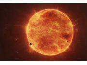 A massive red dwarf consuming planets within it's range Poster Print (34 x 22) A massive red dwarf consuming planets within it's range Poster Print (34 x 22)
