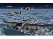 A formation of British Air Force Lancaster bomber planes Poster Print by Mark StevensonStocktrek Images (18 x 11) A formation of British Air Force Lancaster bomber planes Poster Print by Mark StevensonStocktrek Images (18 x 11)