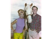 Mister Ed Posed with a Horse in Classic Photo Print (8 x 10) Mister Ed Posed with a Horse in Classic Photo Print (8 x 10)