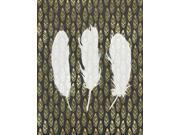 Feathers and Gold Poster Print by Tara Moss (11 x 14) Feathers and Gold Poster Print by Tara Moss (11 x 14)