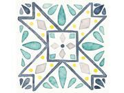 Garden Getaway Tile IX White Poster Print by Laura Marshall (24 x 24) Garden Getaway Tile IX White Poster Print by Laura Marshall (24 x 24)