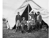 Antietam Officials 1862 Nunion Officials At Antietam Maryland During The American Civil War October 1862 Seated Left To Right War Correspondent William R Moore Antietam Officials 1862 Nunion Officials At Antietam Maryland During The American Civil War October 1862 Seated Left To Right War Correspondent William R Moore