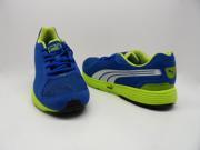 Puma Men s Descendant Athletic Shoes Blue White Lime Punch Size 11 New