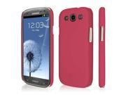EMPIRE KLIX Slim Fit Hard Case for Samsung Galaxy S III Soft Touch Hot Pink