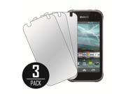 Hydro XTRM Screen Protector Cover MPERO Collection 3 Pack of Mirror Screen Protectors for Kyocera Hydro XTRM