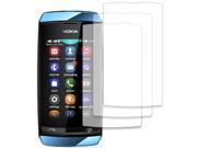 EMPIRE Nokia Asha 305 306 3 Pack of Invisible Screen Protectors