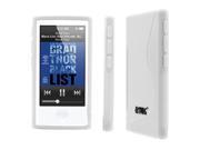 Empire Flexible S Shape Poly Skin White Case for Apple iPod Nano 7Gen 7th Gen