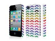 iPhone 4S Case EMPIRE Signature Series One Piece Slim Fit Case for Apple iPhone 4 4S One Black Mustache
