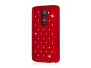 GLITZ Bling Accent Case G2 Red Not Compatible with Verizon International Model