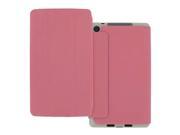 Nexus 7 Case MPERO Collection Smooth Nylon Folio Pink Case for Google Nexus 7 2013