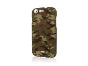 MPERO SNAPZ Series Rubberized Case for BLU Life One Green Camo