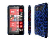 Nokia Lumia 820 Case Empire Full Coverage Case for Nokia Lumia 820 Blue Leopard