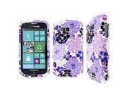 EMPIRE Full Coverage Bloom Purple Flower Case for Samsung ATIV Odyssey I930