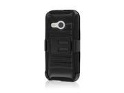 IMPACT XT Kickstand Belt Clip Case HTC One Mini 2 Black