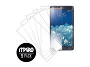 Samsung Galaxy Note Edge Screen Protector Ultra Clear 5 Pack MPERO