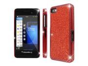 Blackberry Z10 Case MPERO Collection Red Sparkling Glitter Slim Fit Glam Case for BlackBerry Z10