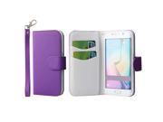FLEX FLIP Wallet Case Samsung Galaxy S6 Edge Purple