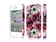 iPhone 4S Case EMPIRE Signature Series One Piece Slim Fit Case for Apple iPhone 4 4S Vintage Pink Flower