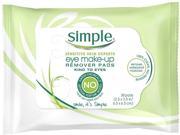 Simple Eye Makeup Remover Pads 30 ct