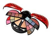 Cameo Ladybug Cute Make Up Kit with Eyeshadow Blush Presspowder Lipgolss Red 22 Piece