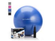 Dyna Pro Exercise Ball with Pump Blue 55cm Exercising Yoga Fitness Home Gym Workout Training