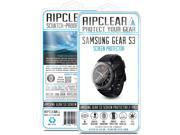 Ripclear Samsung Gear S3 Smartwatch Screen Protector Kit - Scratch-Resistant, All-Weather Protection, Crystal Clear - 2-Pack