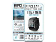 Ripclear Polar M600 Smartwatch Screen Protector Kit - Scratch-Resistant, All-Weather Protection, Crystal Clear - 2-Pack