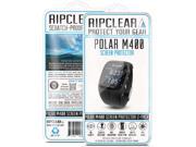 Ripclear Polar M400 Smartwatch Screen Protector Kit - Scratch-Resistant, All-Weather Protection, Crystal Clear - 2-Pack