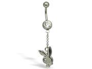 Playboy belly button ring