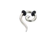 Spiral earring 12 ga
