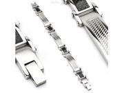 316L Stainless Steel Bracelet White Carbon Fiber