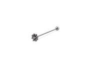 Single flower cone long barbell industrial barbell 16 ga Length 1 1 8 29mm Ball size 1 8 3mm